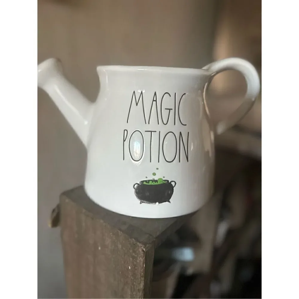 Rae Dunn White “Magic Potion” 5x9